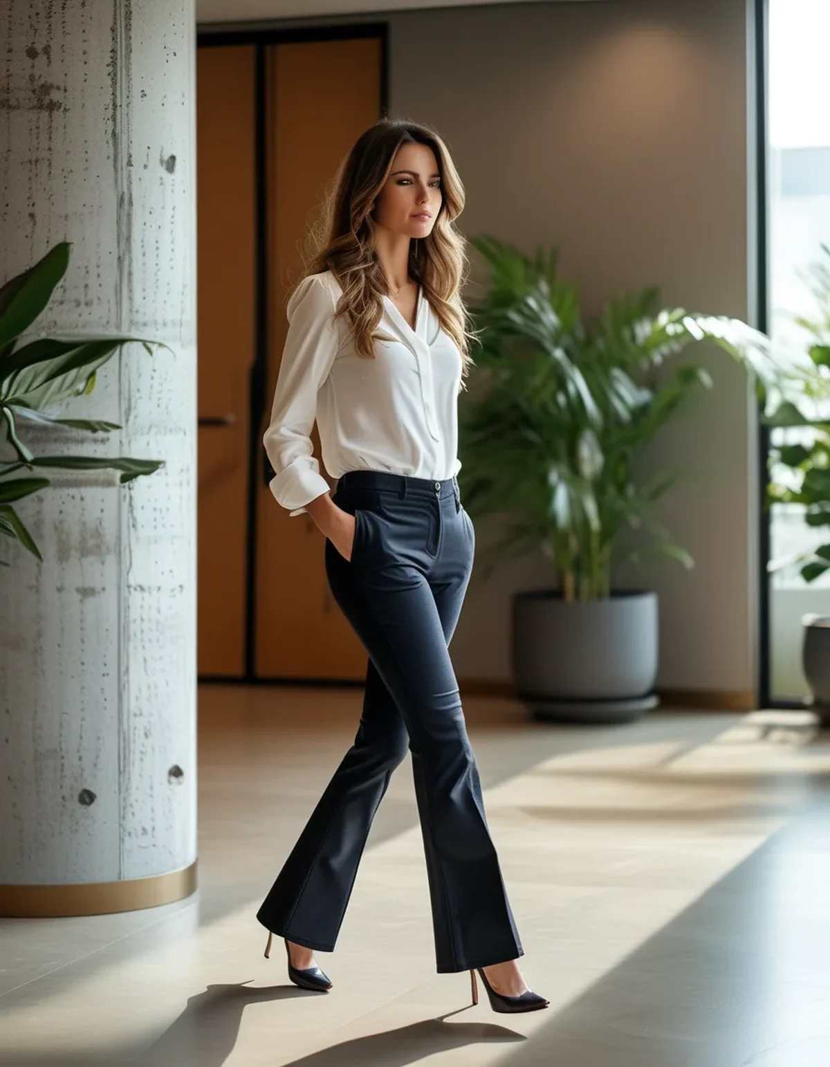 The Shoe You Wear Decides Whether Bootcut Leggings Look Polished