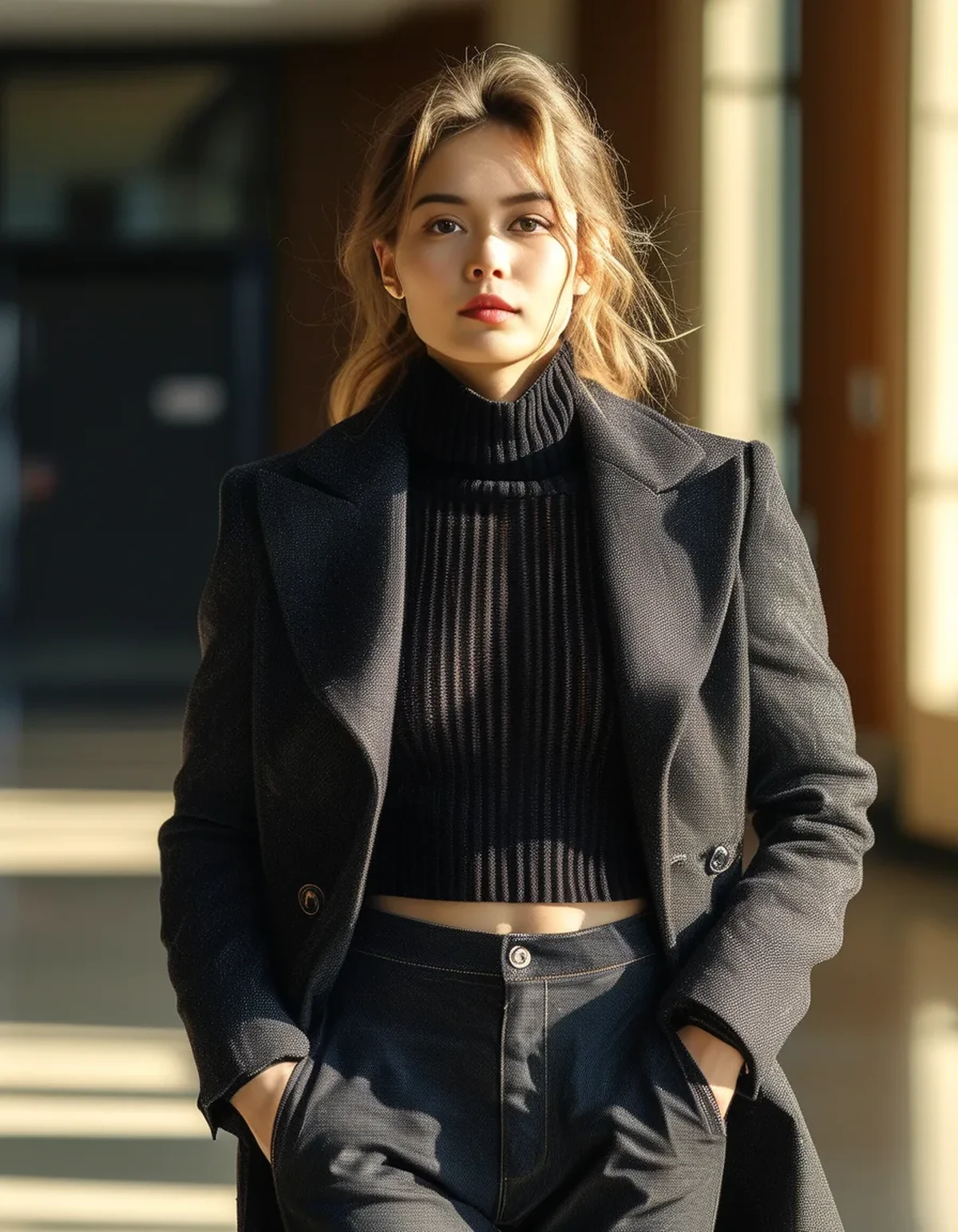 The Bootcut Office Outfit for the First Genuinely Cold Week